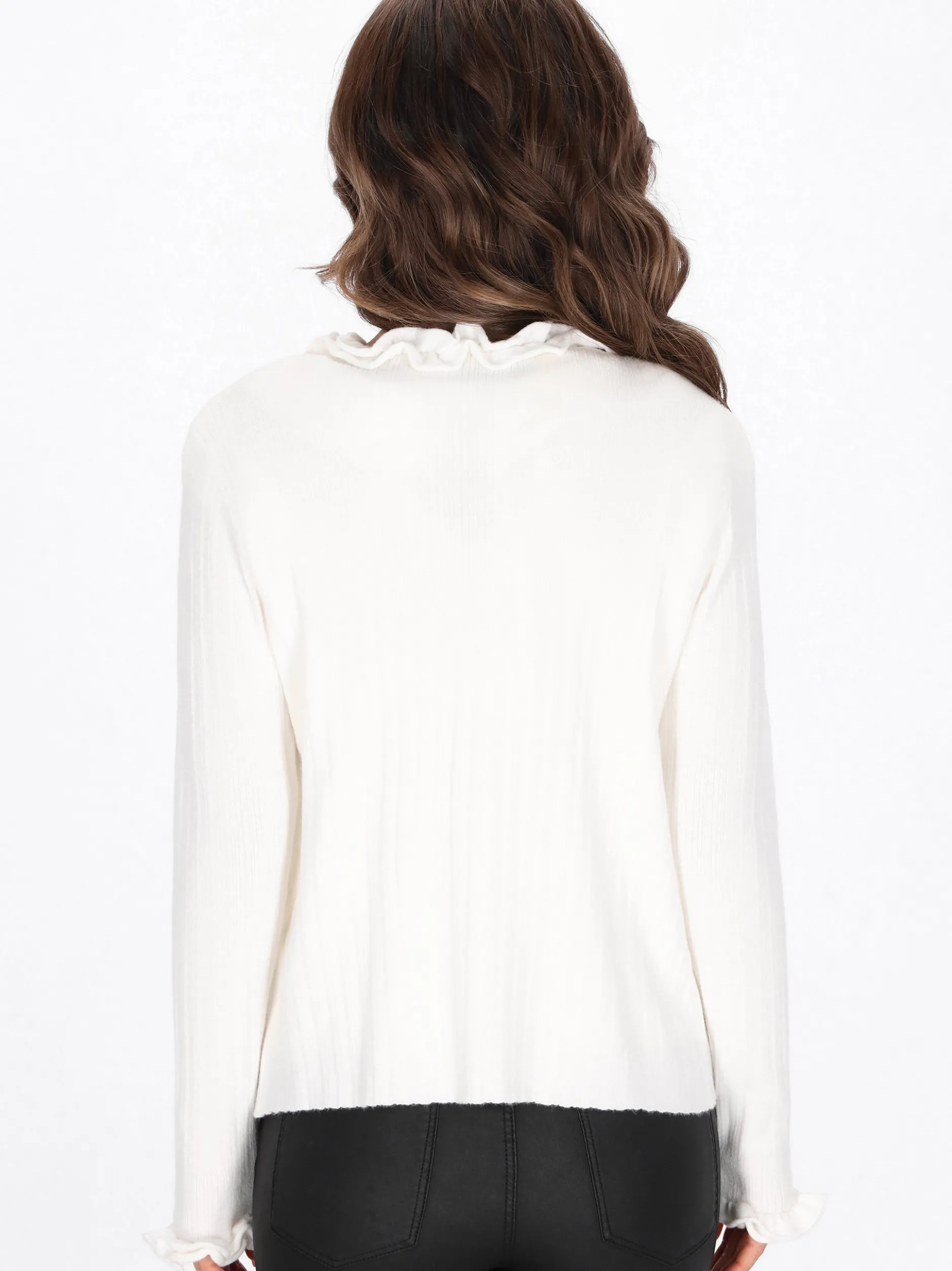 Faina Damen Strickjacke in weiß