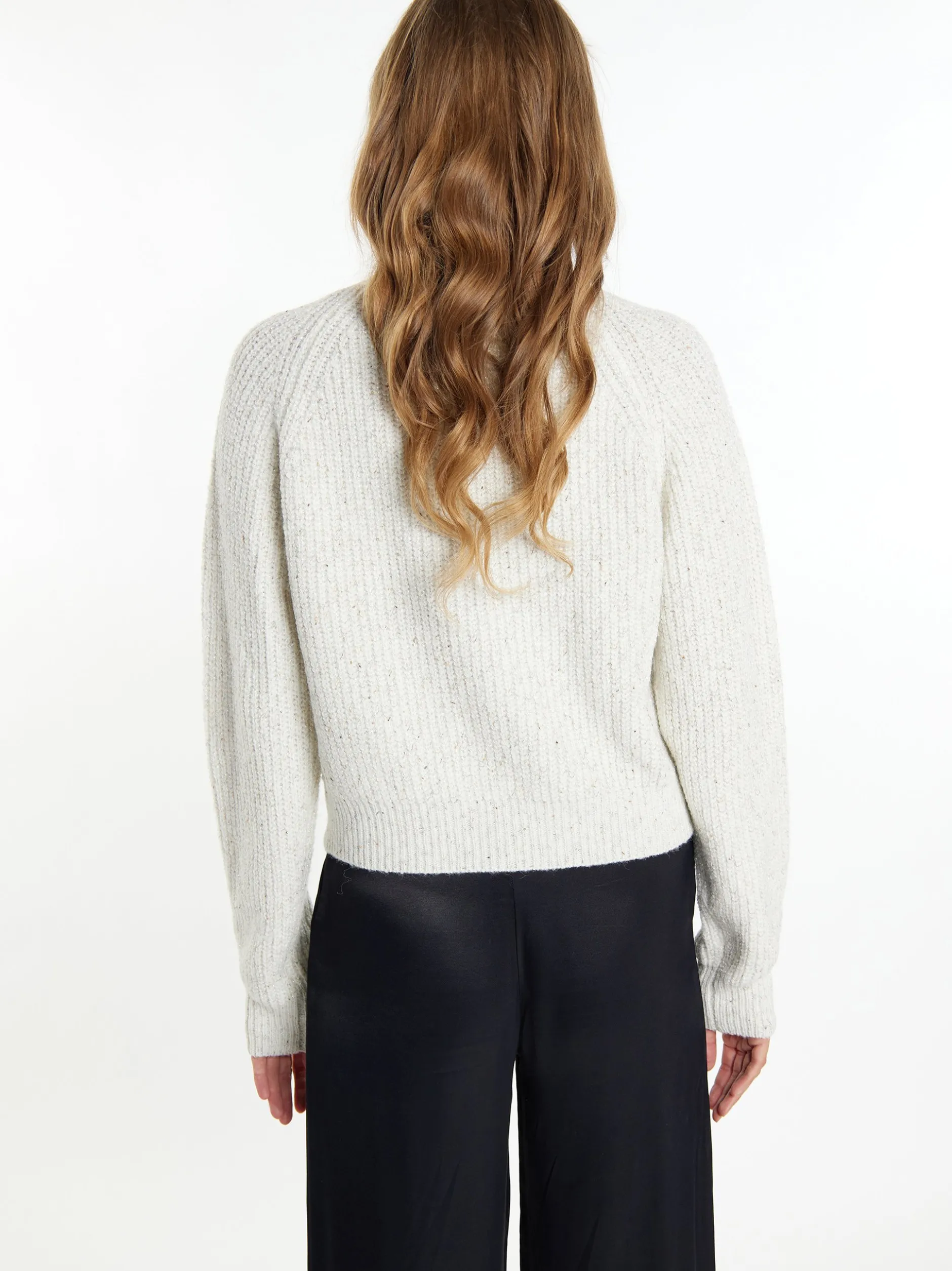 Faina Damen Strickjacke in weiß