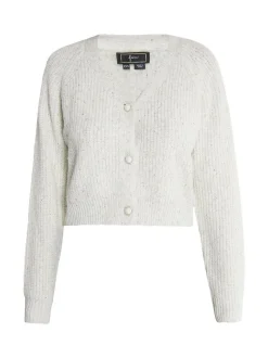 Faina Damen Strickjacke in weiß