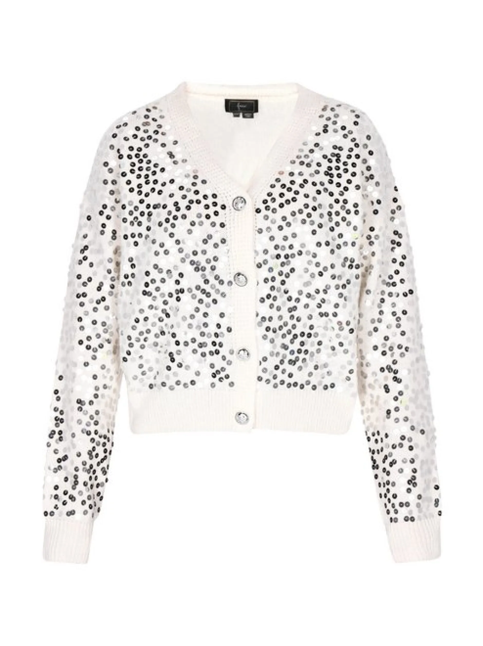 Faina Damen Strickjacke in weiß