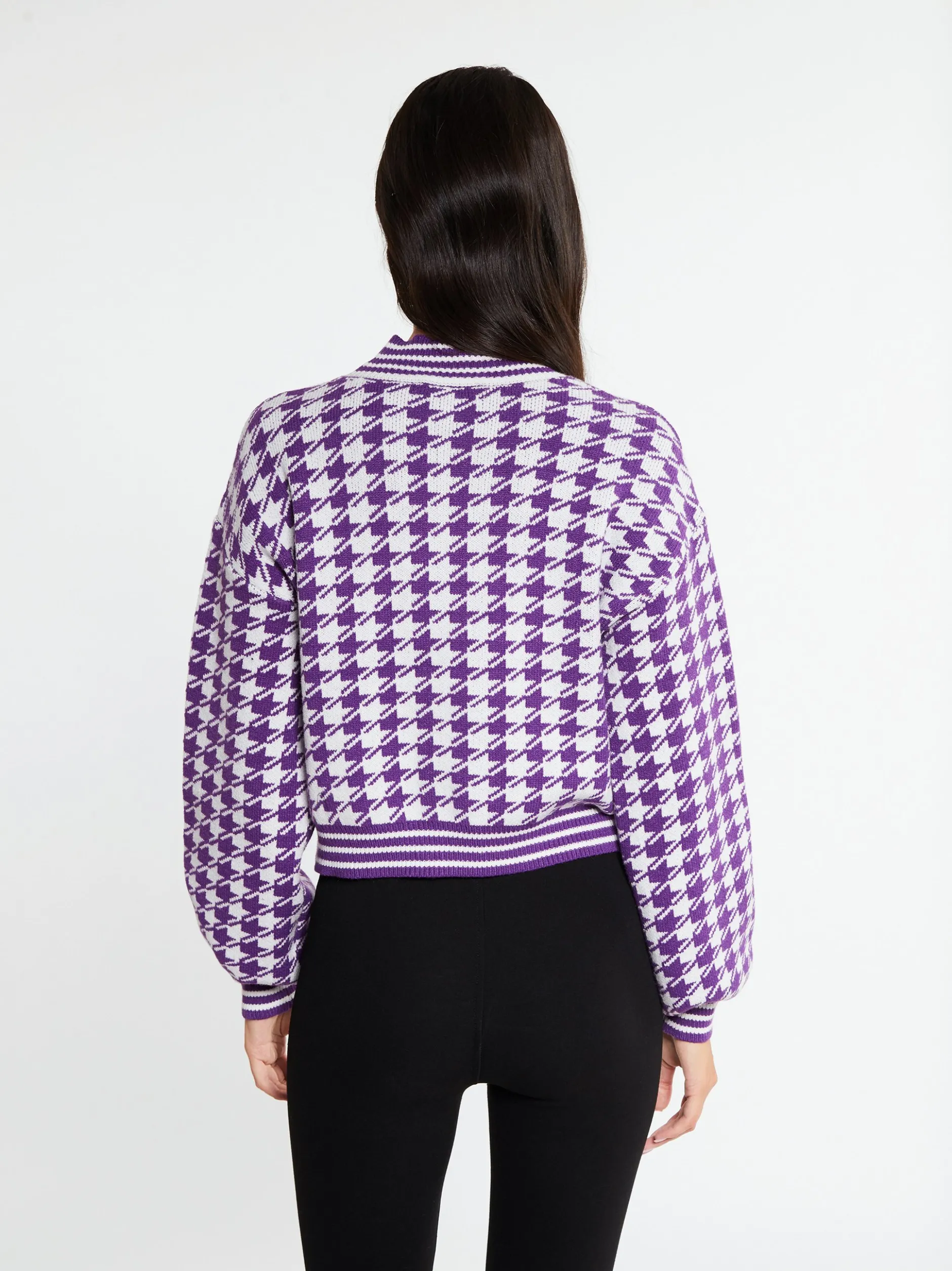 Faina Damen Strickpullover in lila
