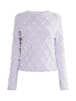 Faina Damen Strickpullover in flieder