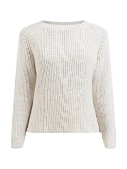 Faina Damen Strickpullover in weiß