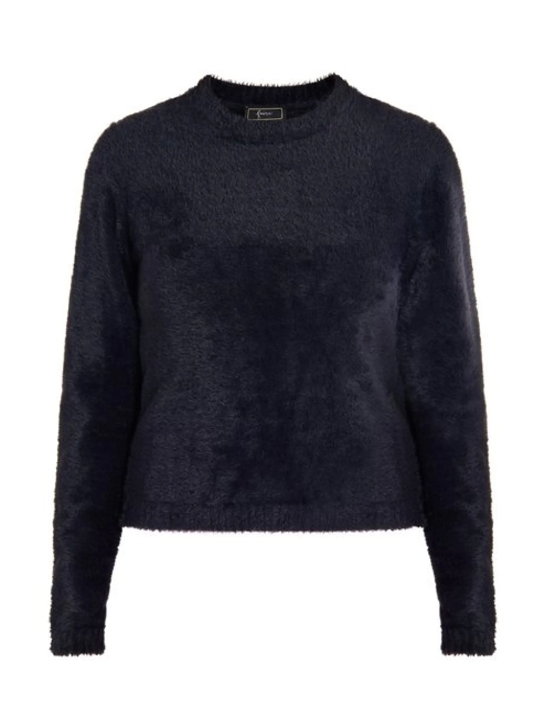 Faina Damen Strickpullover in schwarz