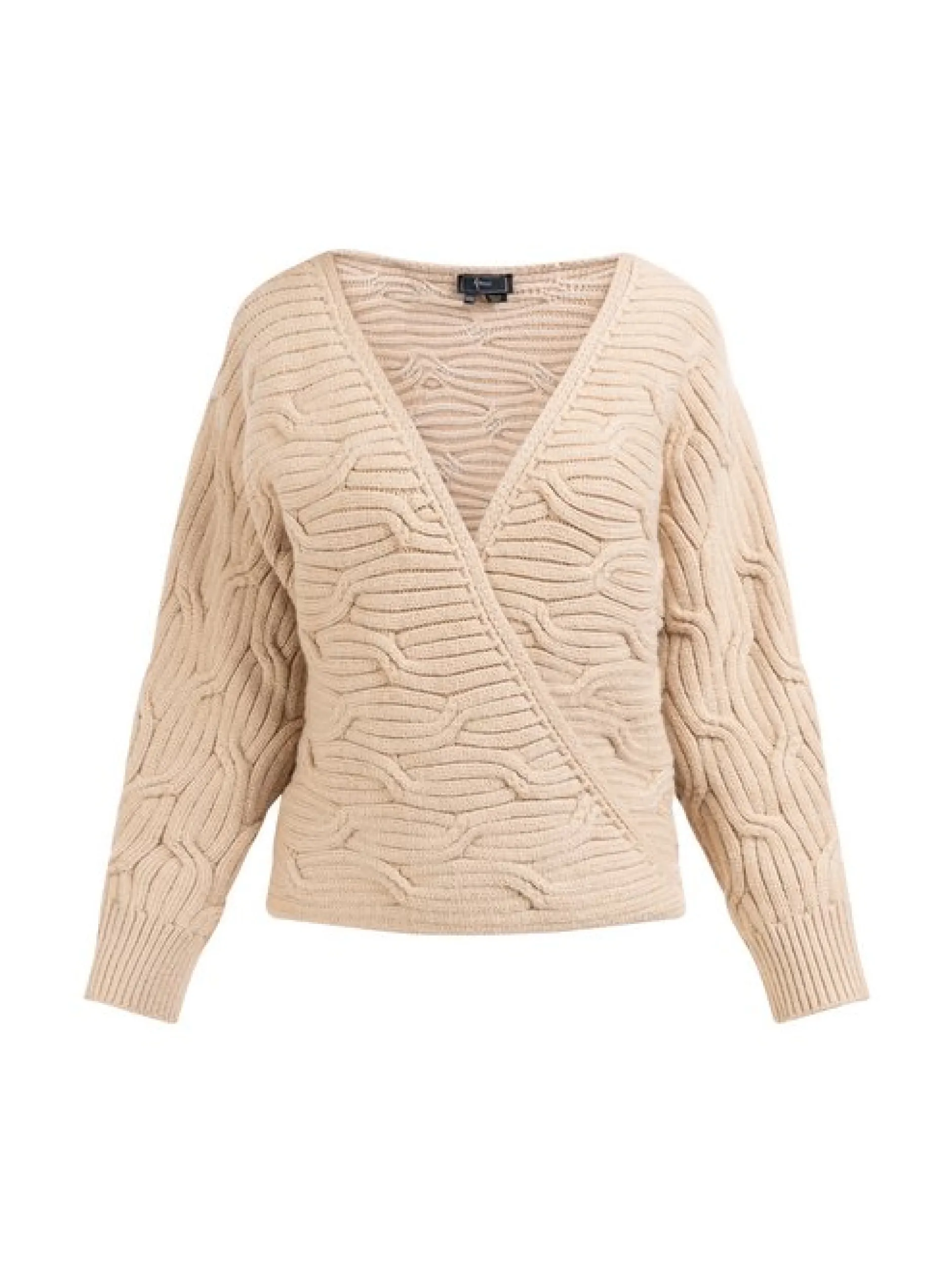 Faina Damen Strickpullover in beige