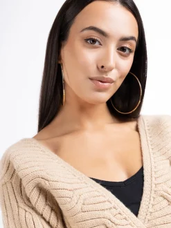 Faina Damen Strickpullover in beige