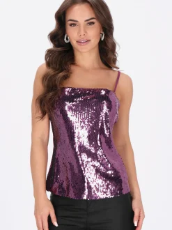 Faina Damen Top in lila