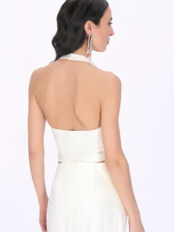 Faina Damen Top in weiß