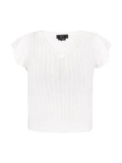 Faina Damen T-Shirt in weiß