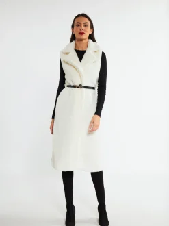 Faina Damen Weste in ecru