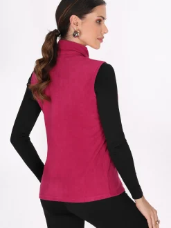 Faina Damen Weste in fuchsia