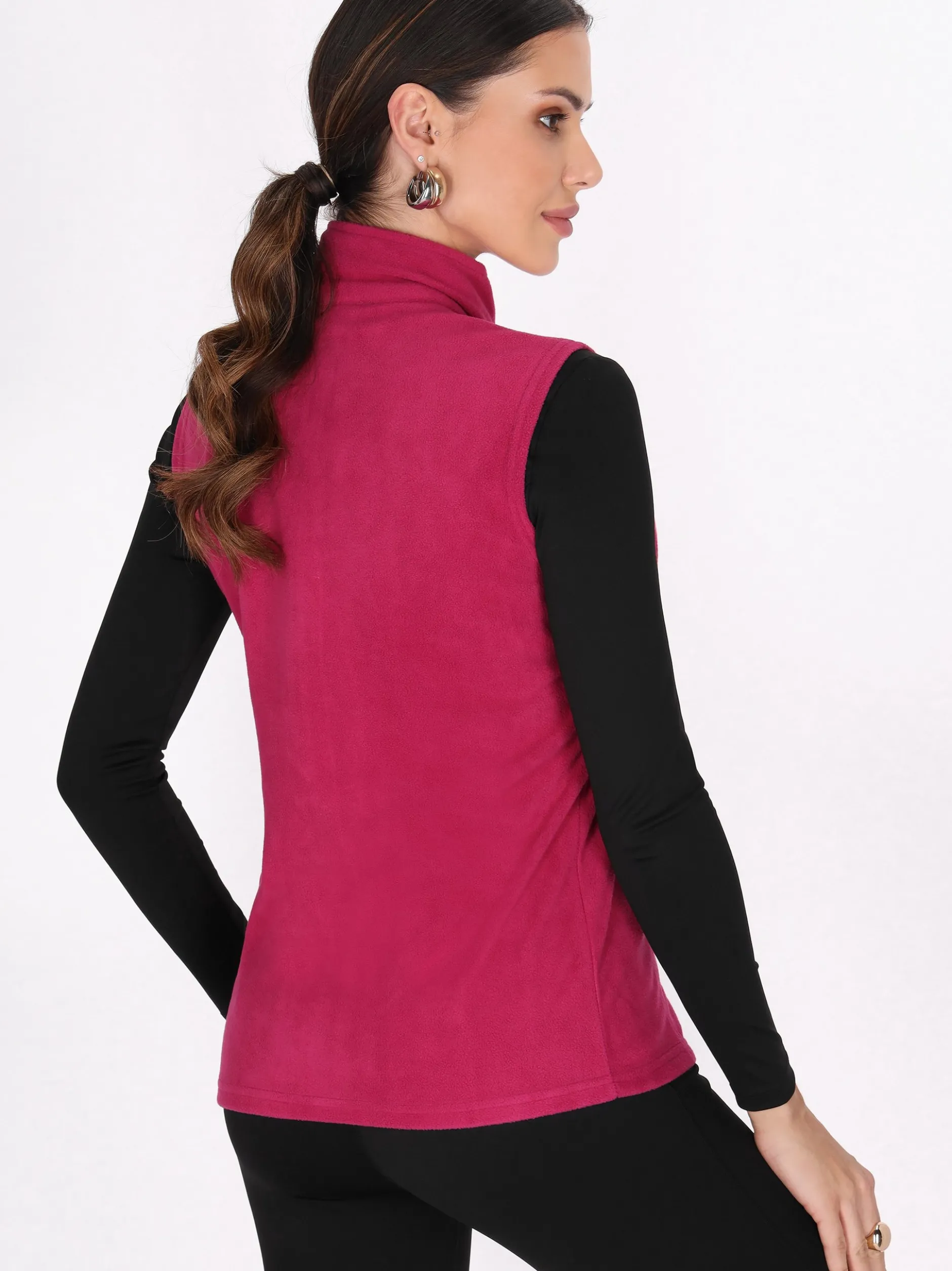 Faina Damen Weste in fuchsia