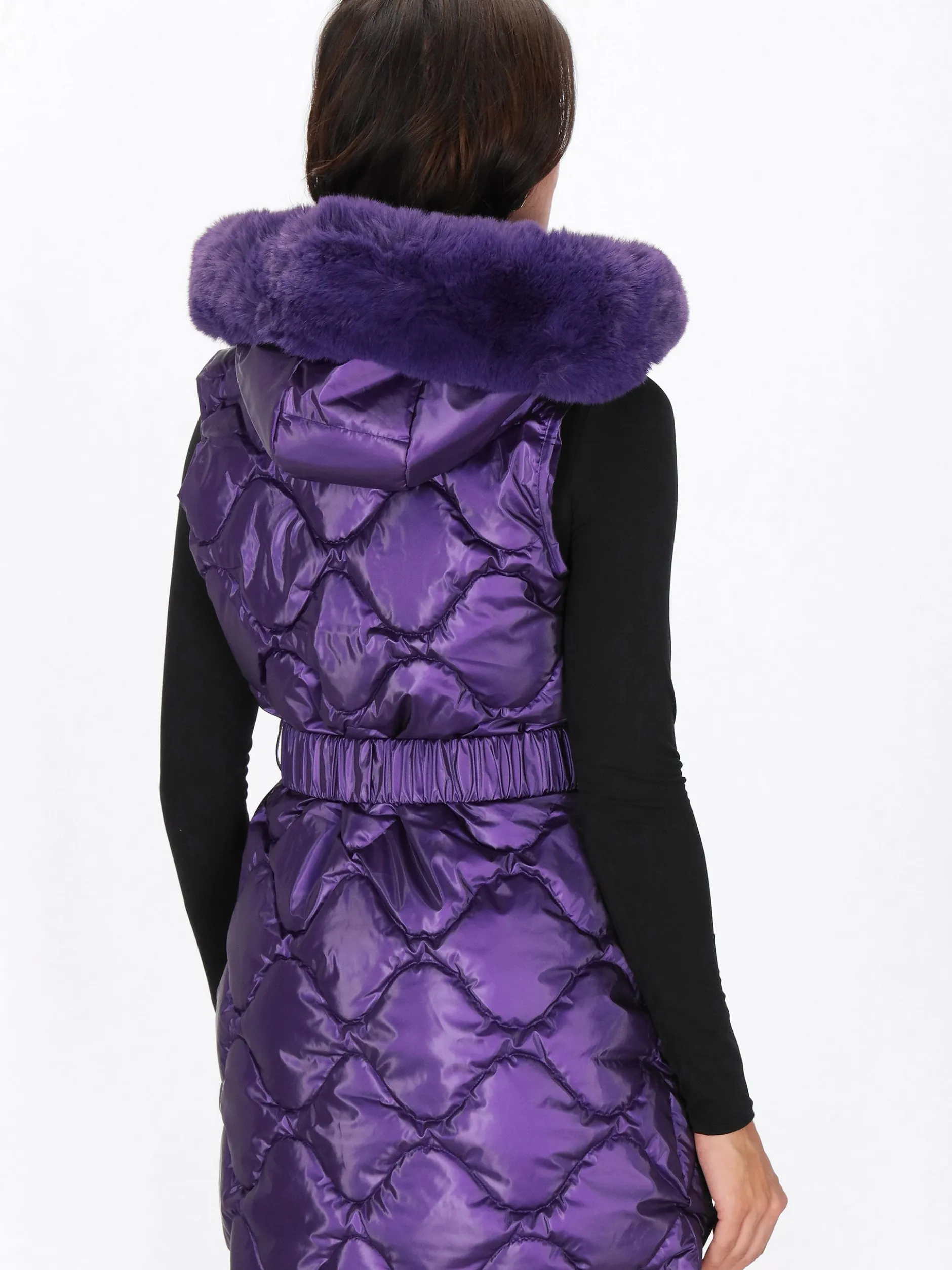 Faina Damen Weste in lila