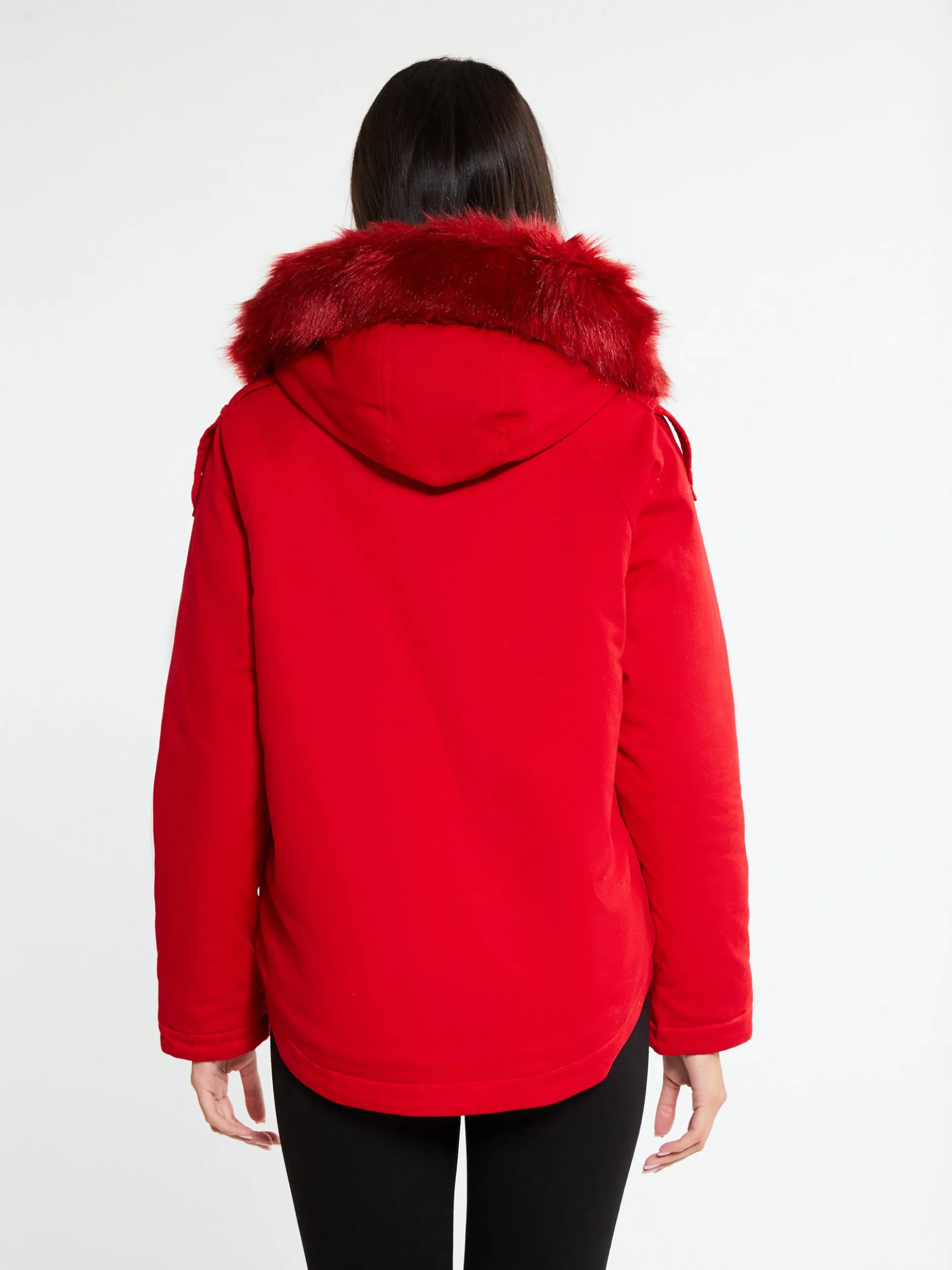 Faina Damen Winterjacke in rot