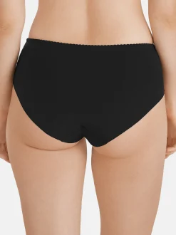 Felina Damen Taillen Slip - Lovely Lotus in schwarz