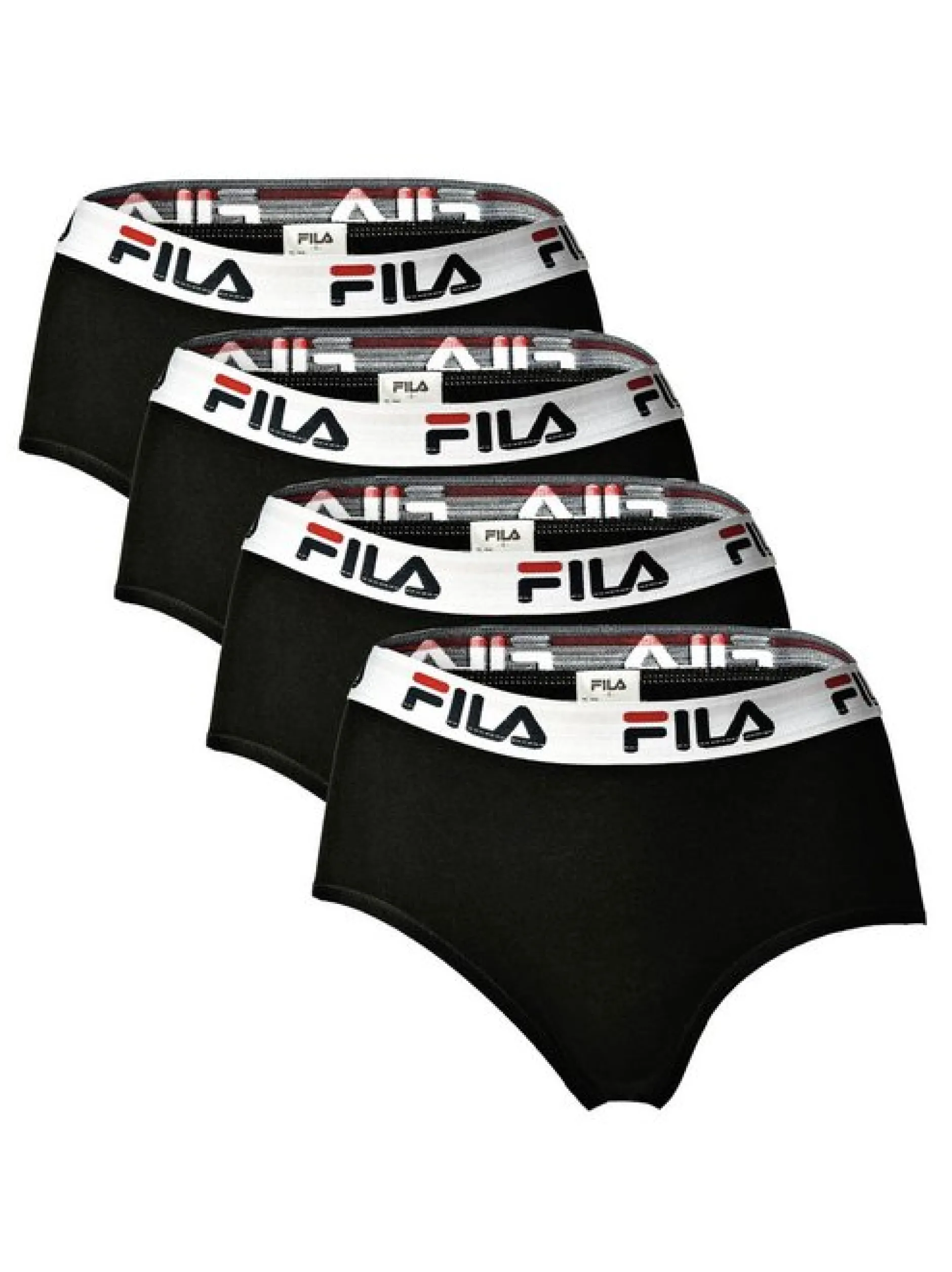 FILA Damen Panty 4er Pack in schwarz