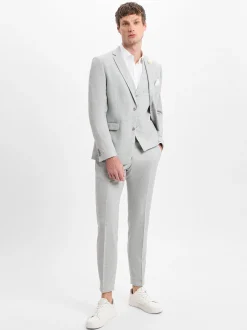 Finshley & Harding Herren Baukasten-Hose - Mitch in hellgrau