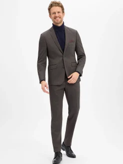 Finshley & Harding Herren Baukasten-Anzug in anthrazit marine
