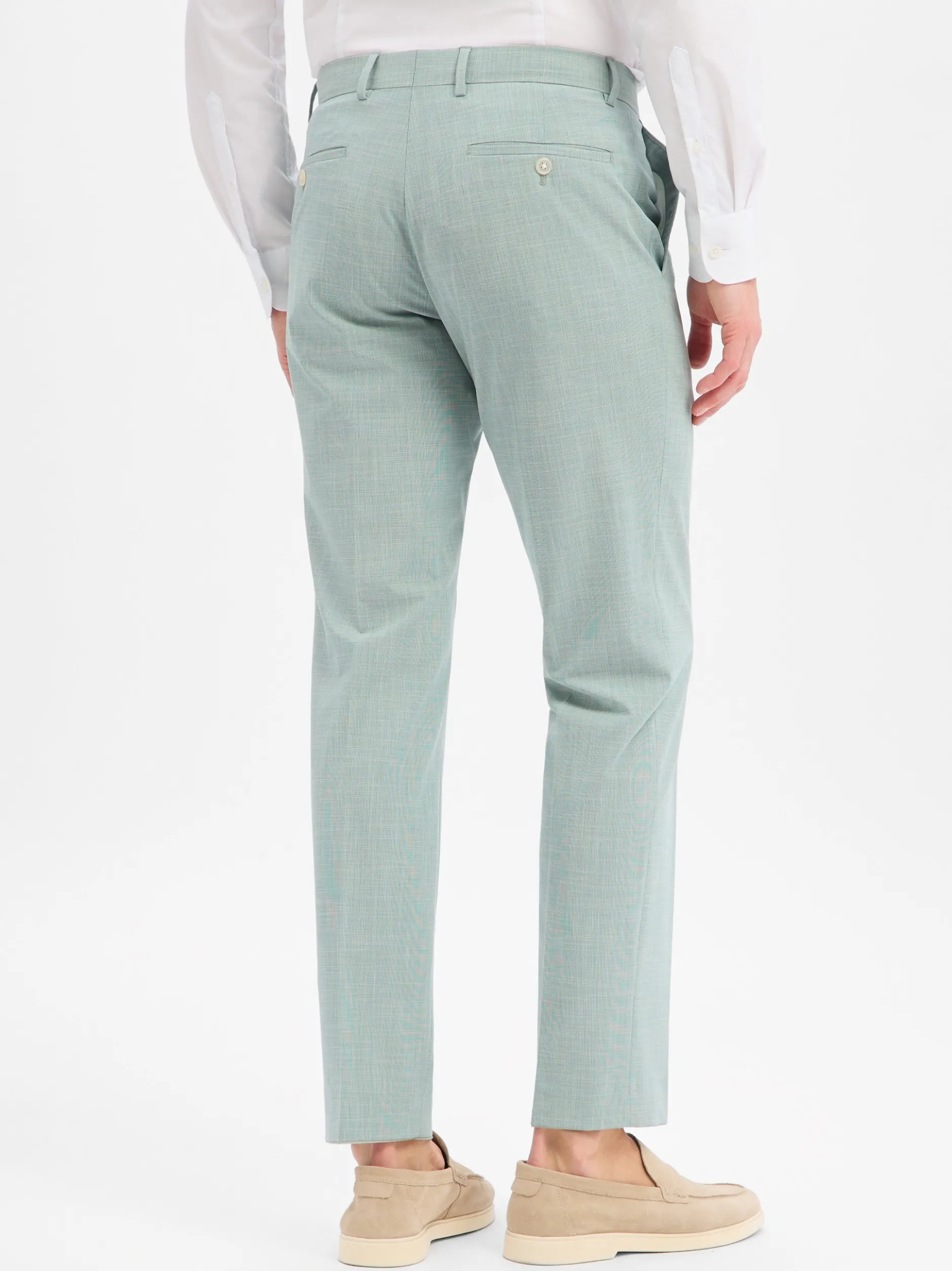Finshley & Harding Herren Baukasten-Hose - Mitch in schilf ecru