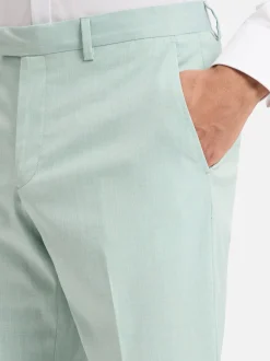 Finshley & Harding Herren Baukasten-Anzughose - California in mint weiß