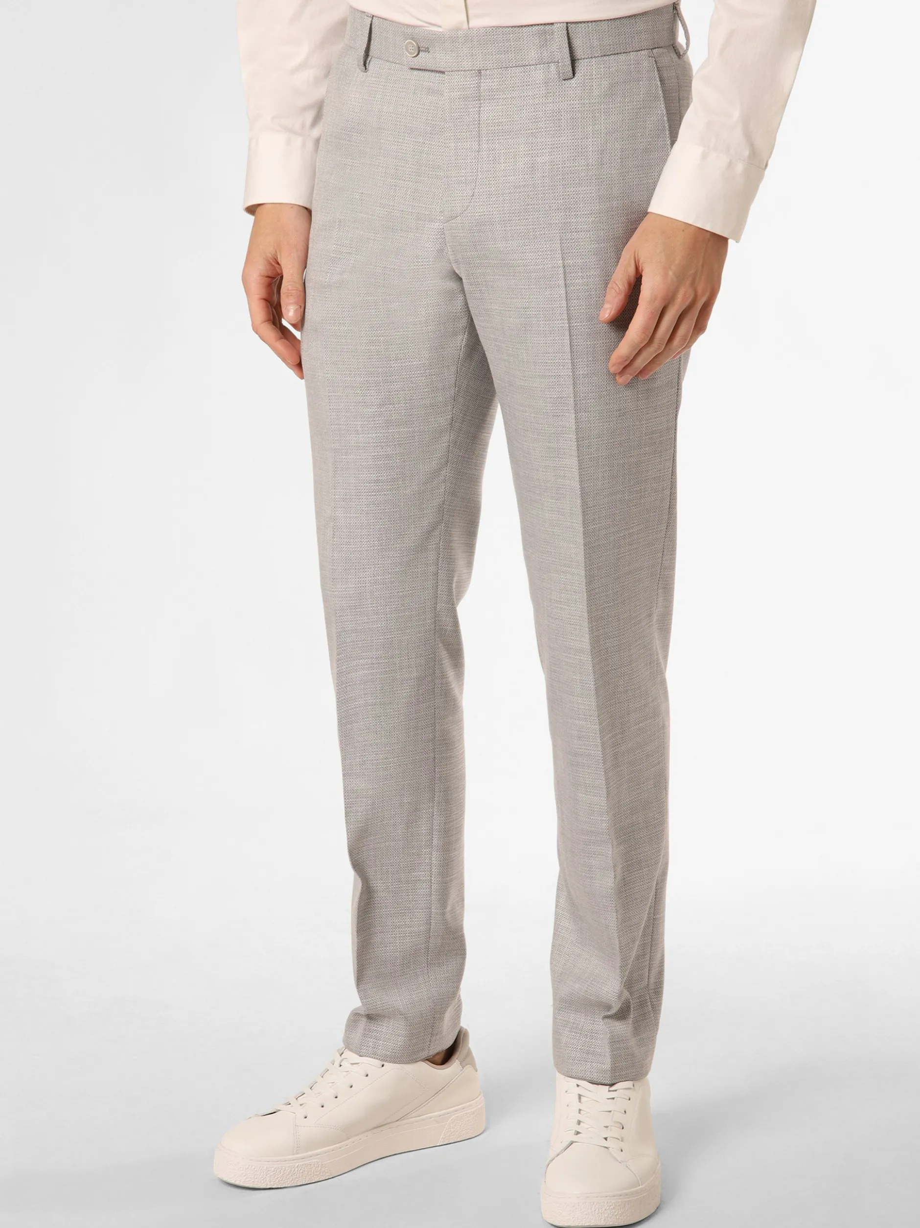 Finshley & Harding Herren Baukasten-Hose - Mitch in hellgrau