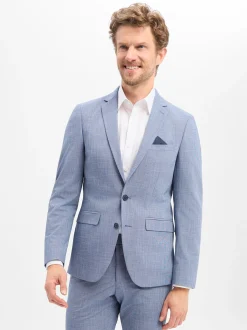 Finshley & Harding Herren Baukasten-Sakko in blau
