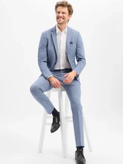 Finshley & Harding Herren Baukasten-Sakko in blau