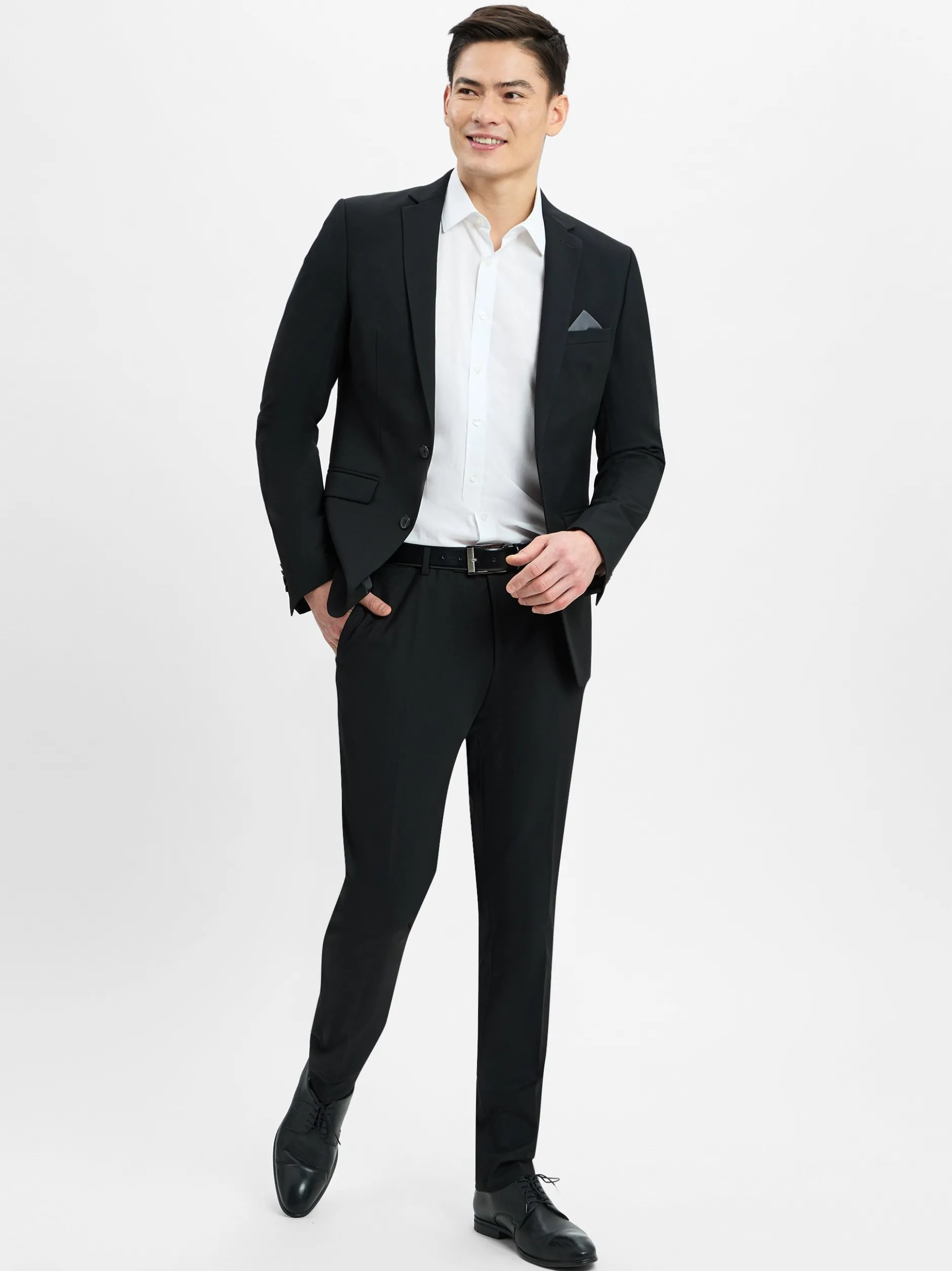 Finshley & Harding Herren Baukasten-Sakko - Oakland in schwarz