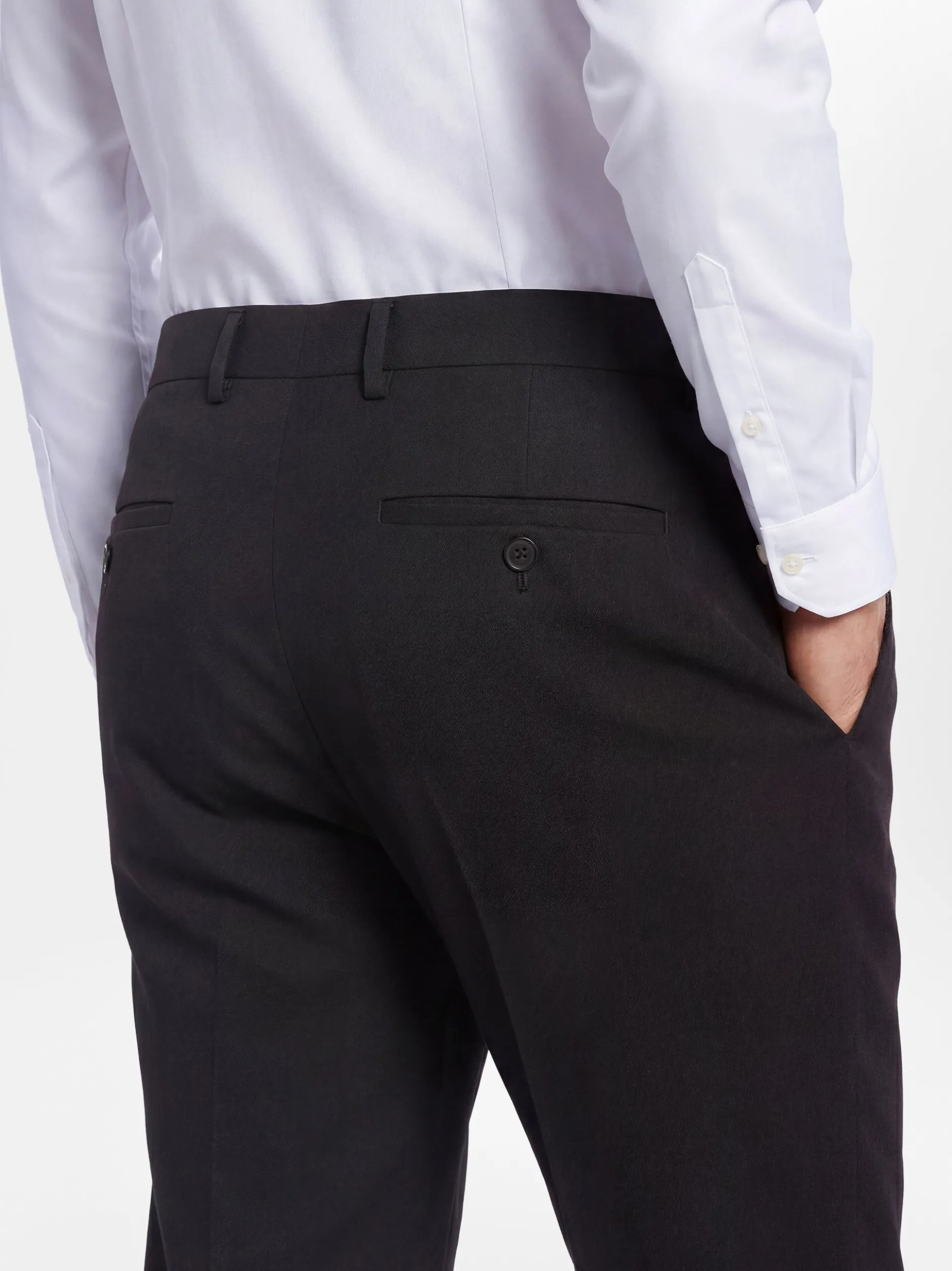 Finshley & Harding Herren Baukasten-Anzughose Modern Fit in anthrazit