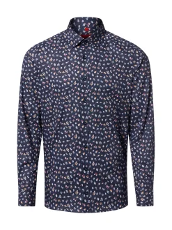 Finshley & Harding Herren Businesshemd in marine