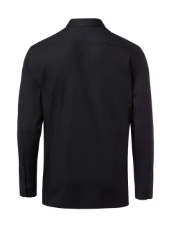 Finshley & Harding Herren Businesshemd - Easy Care in schwarz