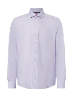 Finshley & Harding Herren Businesshemd - Bügelfrei in rosa hellblau