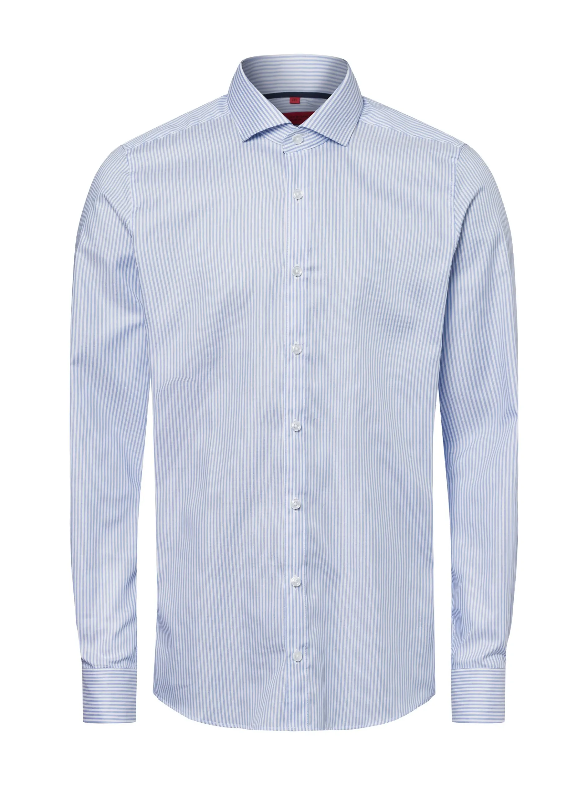 Finshley & Harding Herren Businesshemd - Easy Care in hellblau