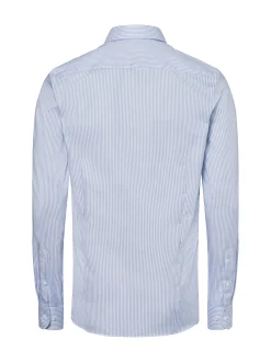 Finshley & Harding Herren Businesshemd - Easy Care in hellblau
