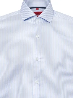 Finshley & Harding Herren Businesshemd - Easy Care in hellblau