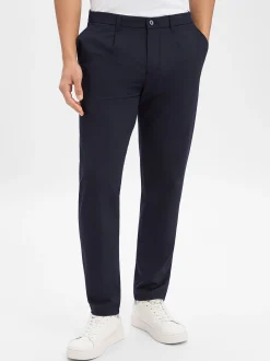 Finshley & Harding Herren Chino - Riley in marine