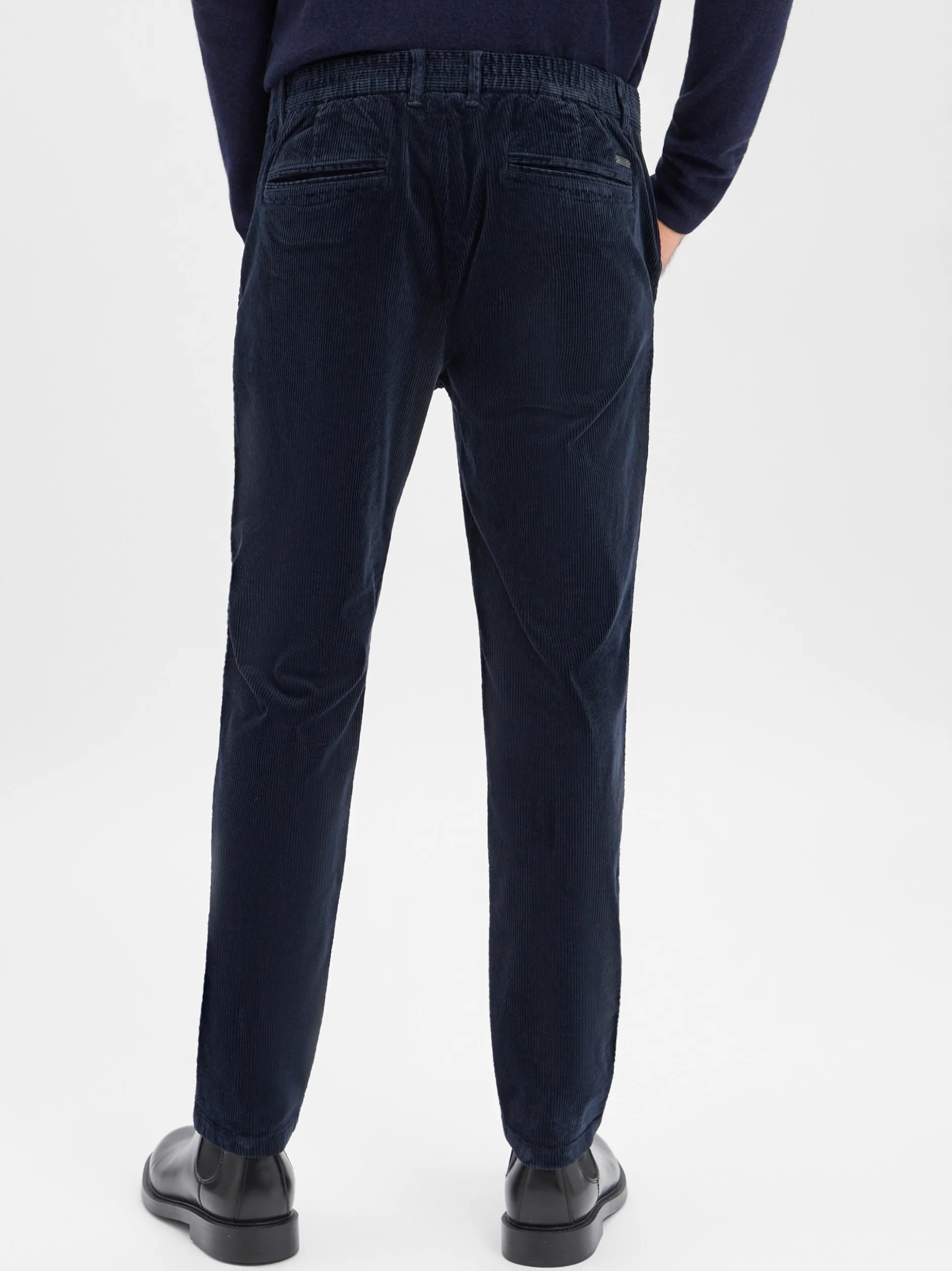 Finshley & Harding Herren Cordhose - Tyler in marine