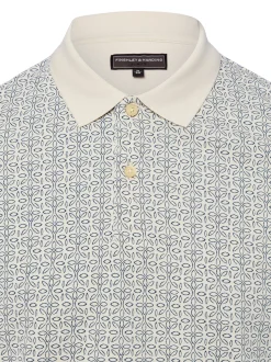 Finshley & Harding Herren Poloshirt in kitt indigo
