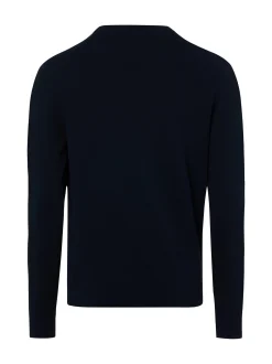 Finshley & Harding Herren Pullover mit Cashmere-Anteil in marine
