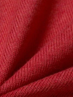 Finshley & Harding Herren Pullover mit Cashmere-Anteil in himbeer