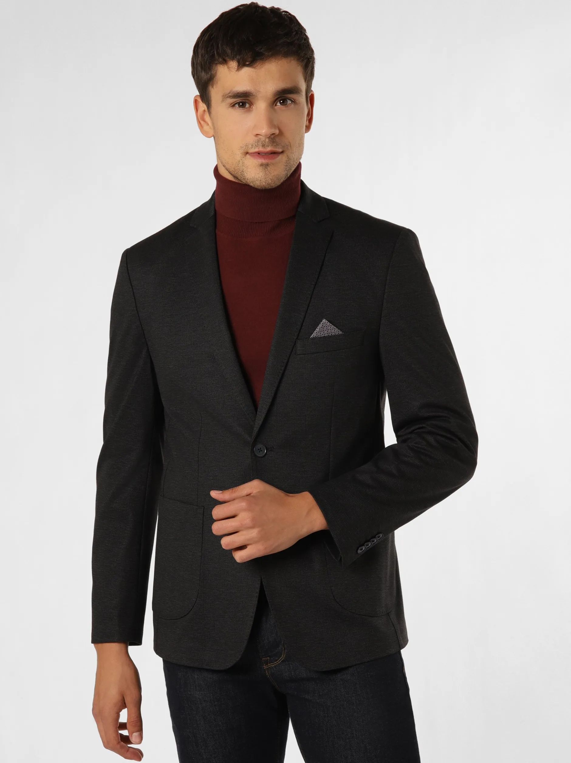 Finshley & Harding Herren Sakko - Maarten in anthrazit