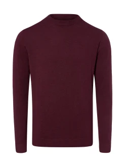 Finshley & Harding Herren Strickpullover in aubergine