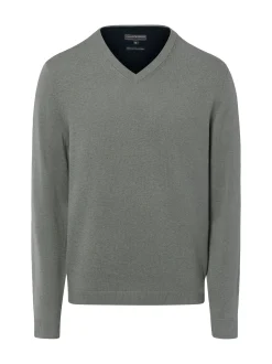 Finshley & Harding Herren Strickpullover in grau