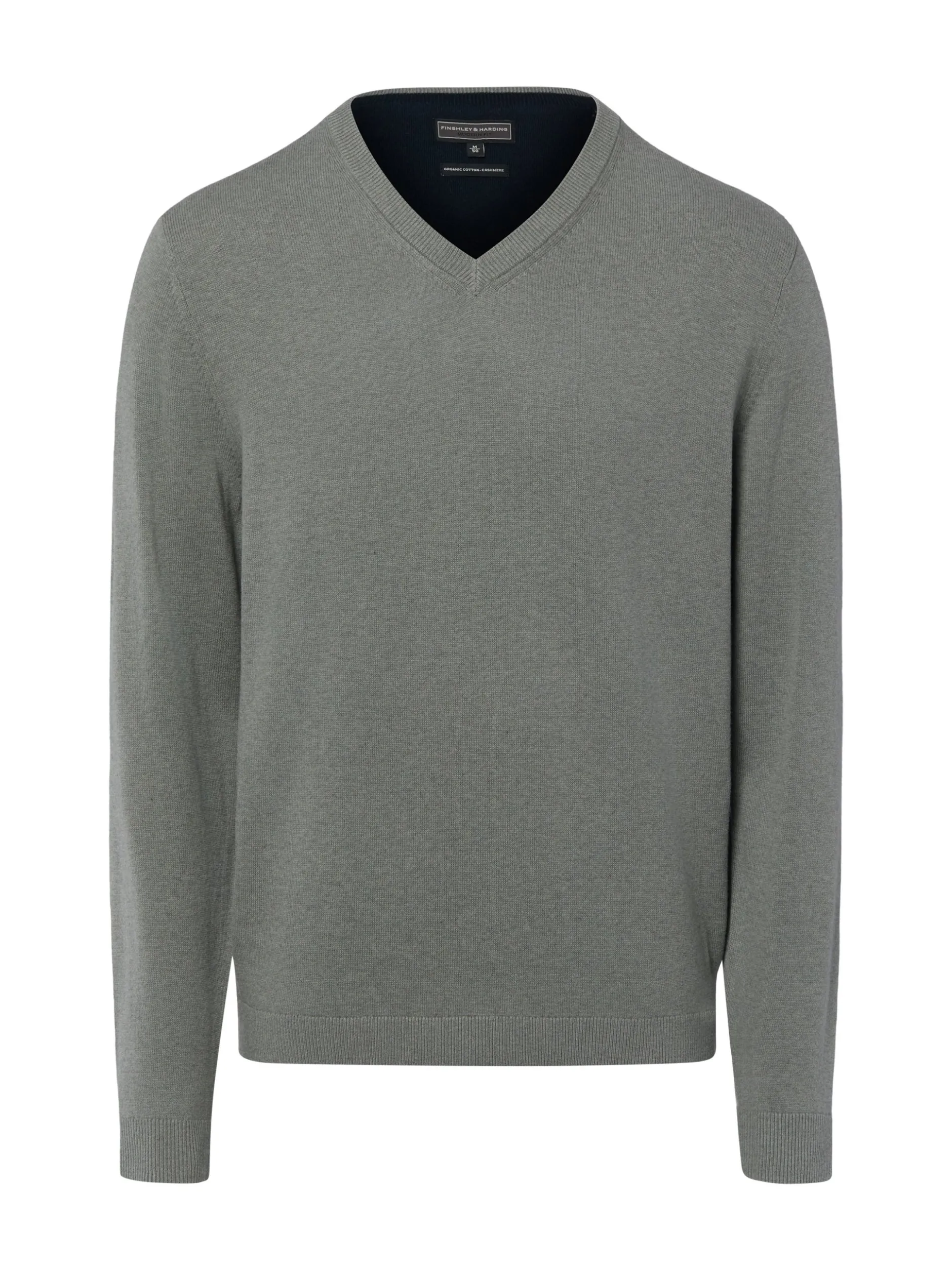 Finshley & Harding Herren Strickpullover in grau