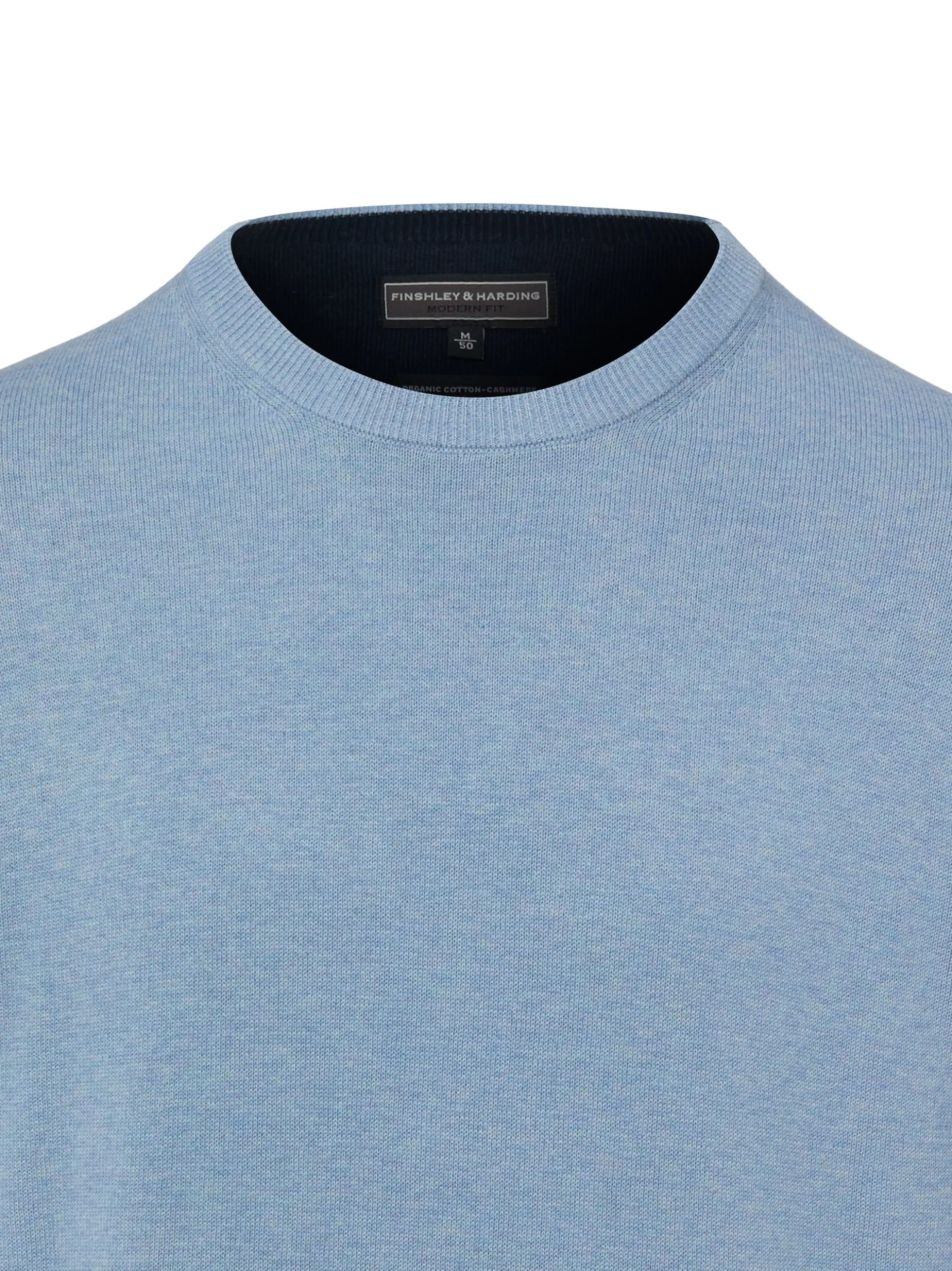 Finshley & Harding Herren Strickpullover in hellblau