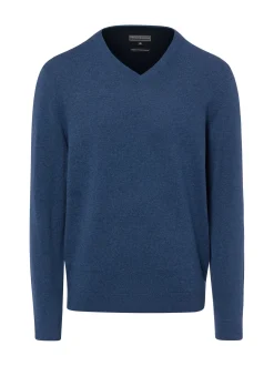 Finshley & Harding Herren Strickpullover in blau
