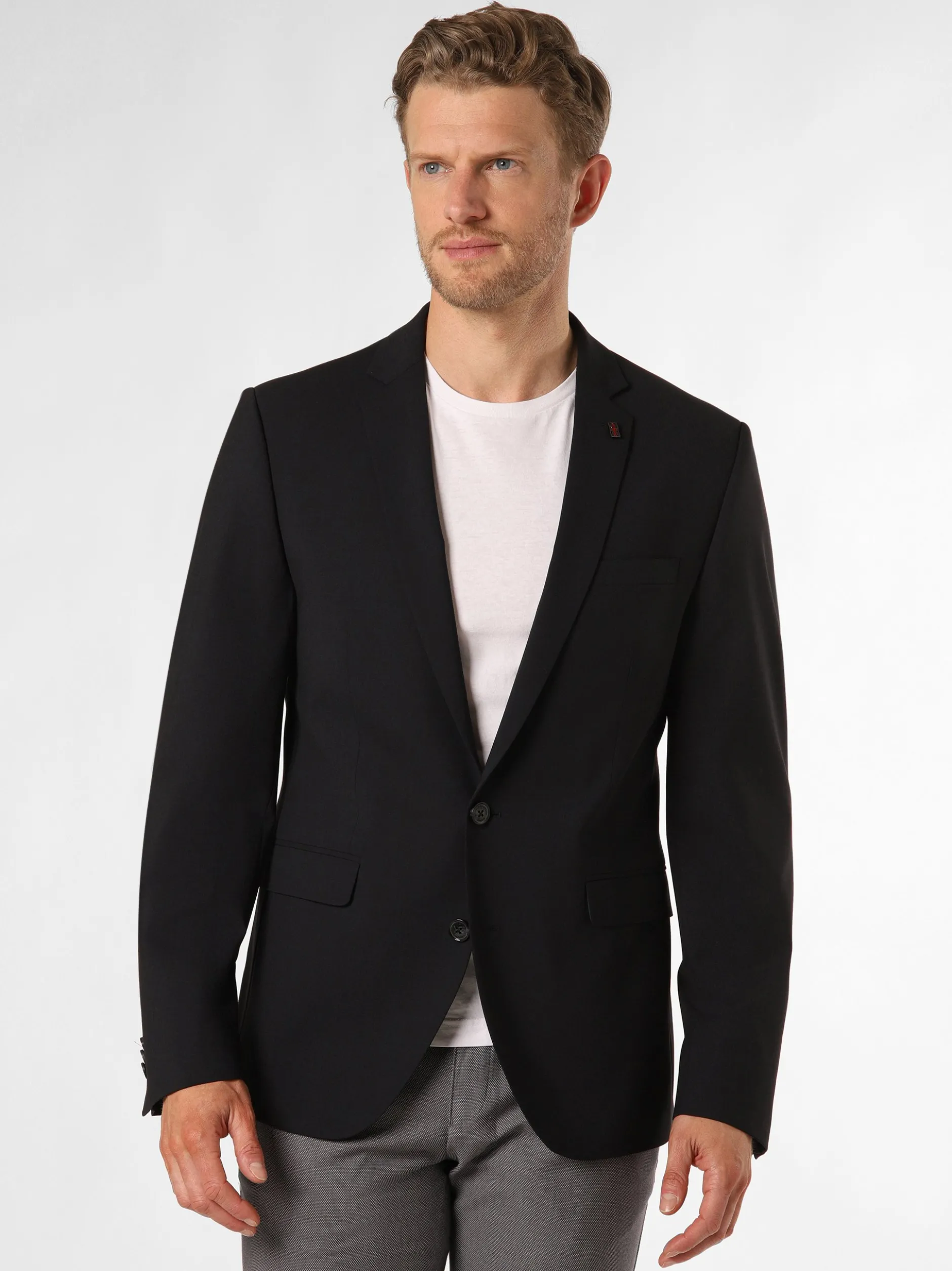 Finshley & Harding London Herren Baukasten-Sakko - Brixdon-Athletic in marine