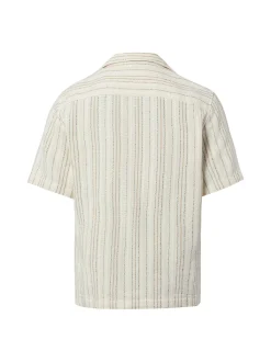 Finshley & Harding London Herren Kurzarmhemd in beige