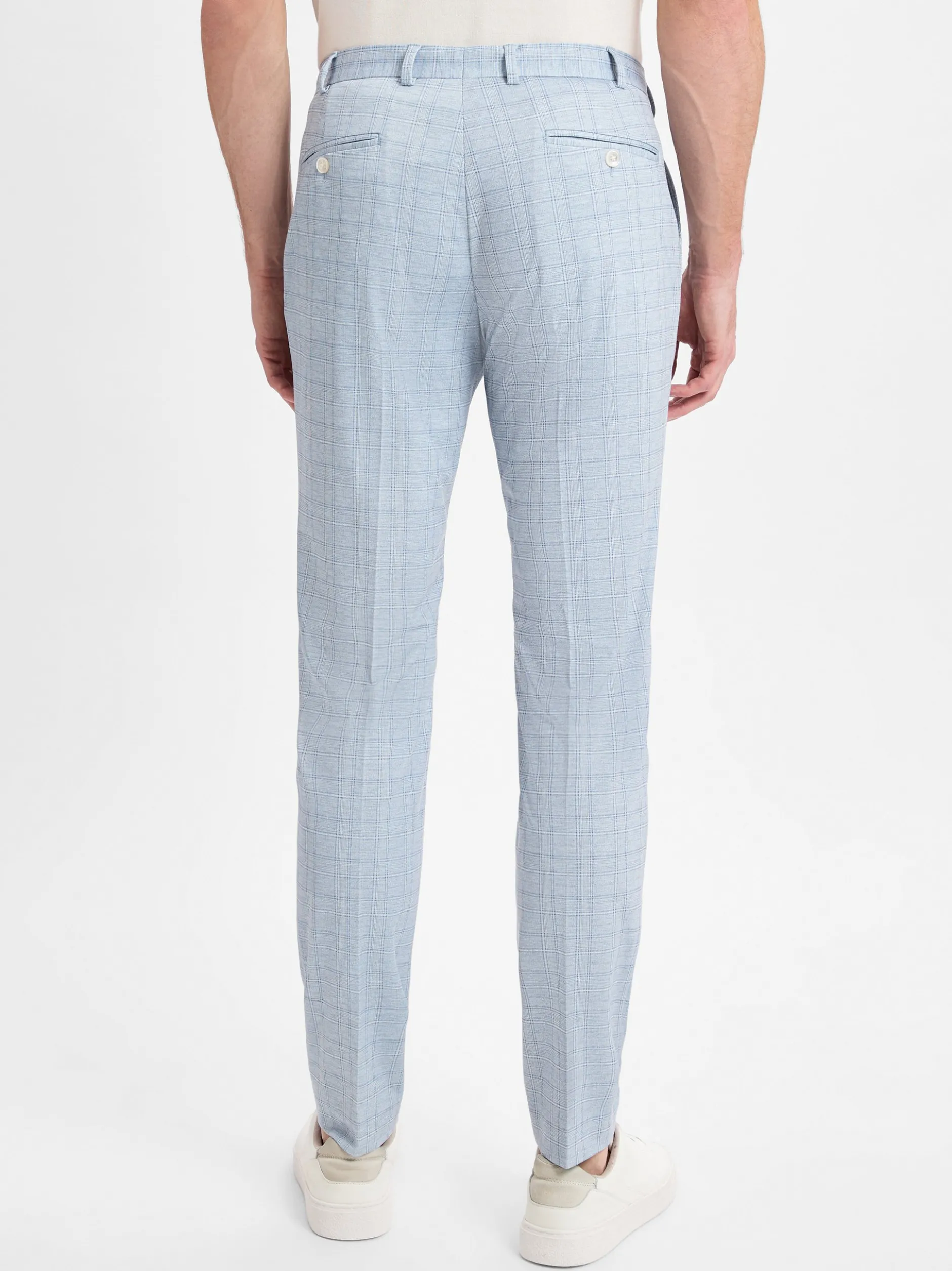 Finshley & Harding London Herren Baukasten-Anzughose - Hoxdon in hellblau