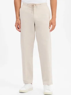 Finshley & Harding London Herren Stoffhose - Cross in kitt